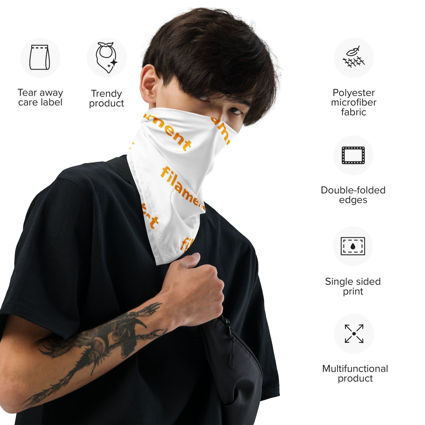 Yellow logo bandana